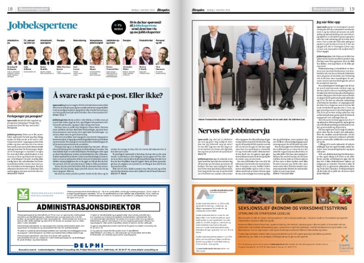 Svare raskt på e-post. Eller ikke? Aftenposten - 02-11-2014-2