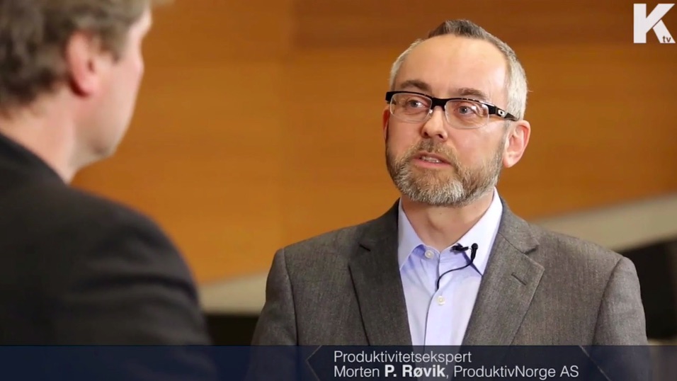 Morten P. Røvik blir intervjuet om GTD metodikken