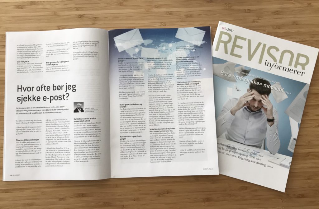 Hvor ofte bør jeg sjekke epost