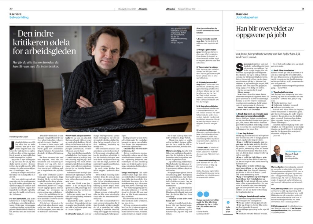 Aftenposten faksimile 2022-02-14